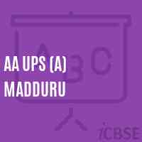 Aa Ups (A) Madduru Middle School Logo