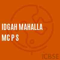 Idgah Mahalla Mc P S Primary School Logo