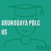 Arunodaya Pblc Hs Secondary School Logo