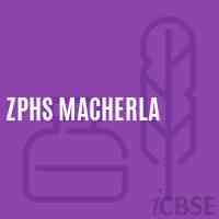 Zphs Macherla Secondary School Logo