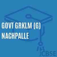 Govt Grklm (G) Nachpalle Primary School Logo