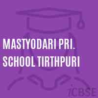 Mastyodari Pri. School Tirthpuri Logo
