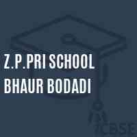 Z.P.Pri School Bhaur Bodadi Logo