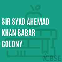 Sir Syad Ahemad Khan Babar Colony Primary School Logo
