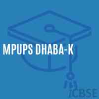 Mpups Dhaba-K Middle School Logo