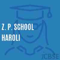 Z. P. School Haroli Logo