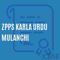Zpps Karla Urdu Mulanchi Middle School Logo