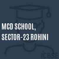 MCD School, Sector-23 Rohini Logo