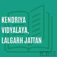 Kendriya Vidyalaya, Lalgarh Jattan Senior Secondary School Logo
