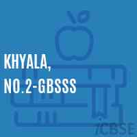 Khyala, No.2-GBSSS High School Logo