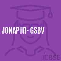 Jonapur- GSBV Senior Secondary School Logo