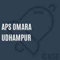 Aps Omara Udhampur Senior Secondary School Logo