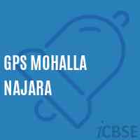 Gps Mohalla Najara Primary School Logo