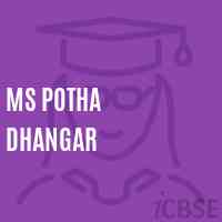 Ms Potha Dhangar Middle School Logo