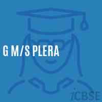 G M/s Plera Middle School Logo