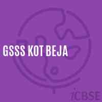 Gsss Kot Beja High School Logo