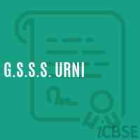 G.S.S.S. Urni High School Logo