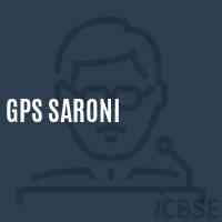 Gps Saroni Primary School Logo