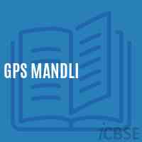 Gps Mandli Primary School Logo