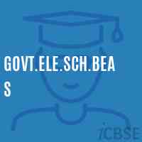 Govt.Ele.Sch.Beas Primary School Logo