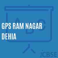 Gps Ram Nagar Dehia Primary School Logo