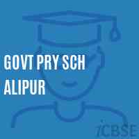 Govt Pry Sch Alipur Primary School Logo