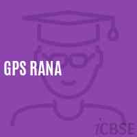 Gps Rana Primary School Logo