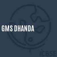 Gms Dhanda Middle School Logo