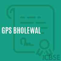 Gps Bholewal Primary School Logo