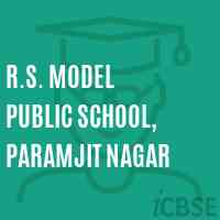 R.S. Model Public School, Paramjit Nagar Logo