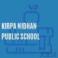 Kirpa Nidhan Public School Logo