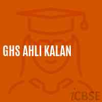 Ghs Ahli Kalan Secondary School Logo