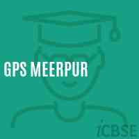 Gps Meerpur Primary School Logo