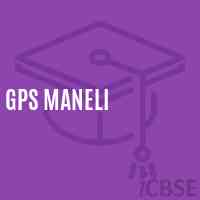 Gps Maneli Primary School Logo