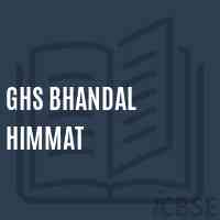 Ghs Bhandal Himmat Secondary School Logo