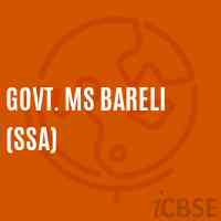 Govt. Ms Bareli (Ssa) Middle School Logo