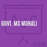 Govt. Ms Mohali Middle School Logo