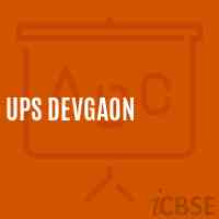 Ups Devgaon Middle School Logo