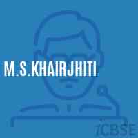 M.S.Khairjhiti Middle School Logo
