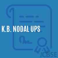 K.B. Nodal UPS Middle School Logo