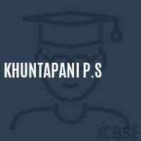 Khuntapani P.S Primary School Logo