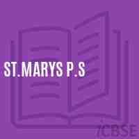St.Marys P.S Middle School Logo