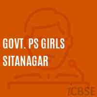 Govt. Ps Girls Sitanagar Primary School Logo