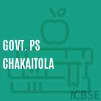 Govt. Ps Chakaitola Primary School Logo