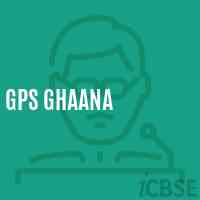 Gps Ghaana Primary School Logo