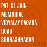 Pvt. C L Jain Memorial Vidyalay Pagara Road Subhashnagar Middle School Logo