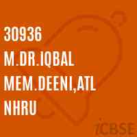 30936 M.Dr.Iqbal Mem.Deeni,Atl Nhru Middle School Logo