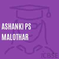 Ashanki Ps Malothar Primary School Logo