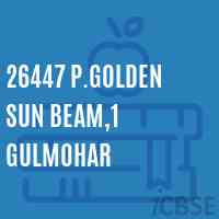 26447 P.Golden Sun Beam,1 Gulmohar Middle School Logo