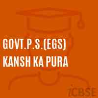 Govt.P.S.(Egs) Kansh Ka Pura Primary School Logo